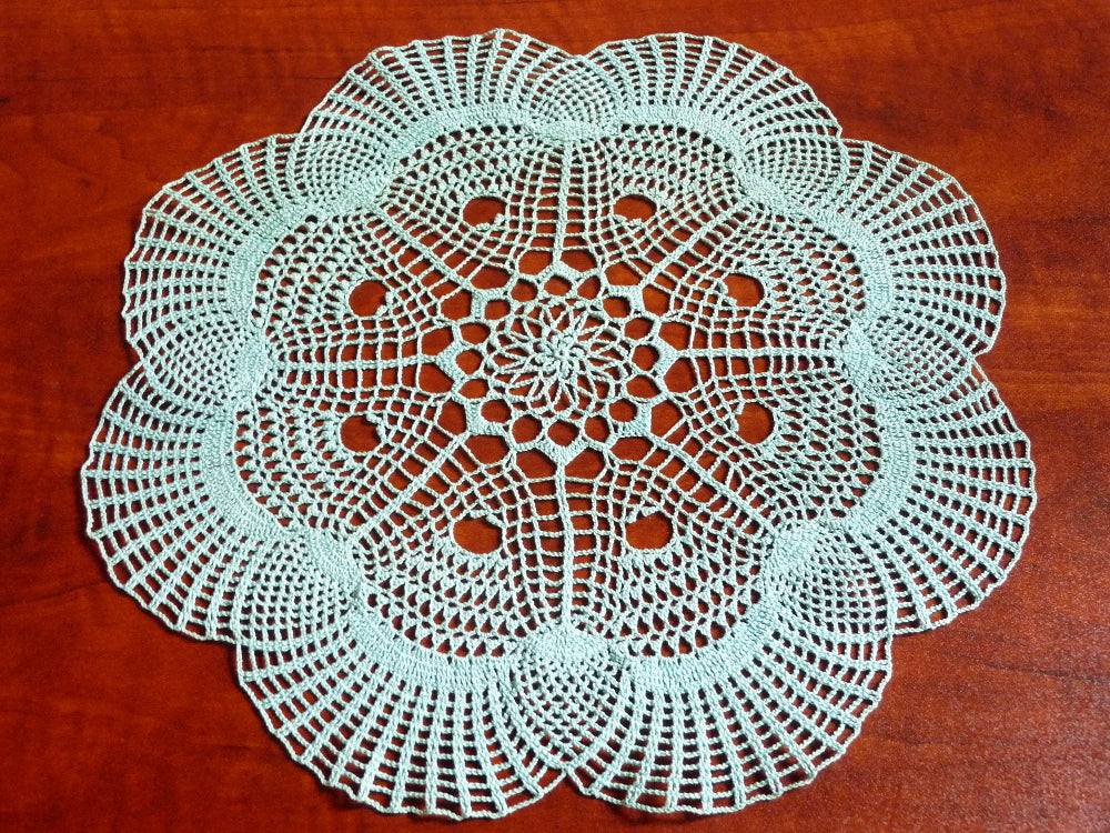 crochet lace cotton doily