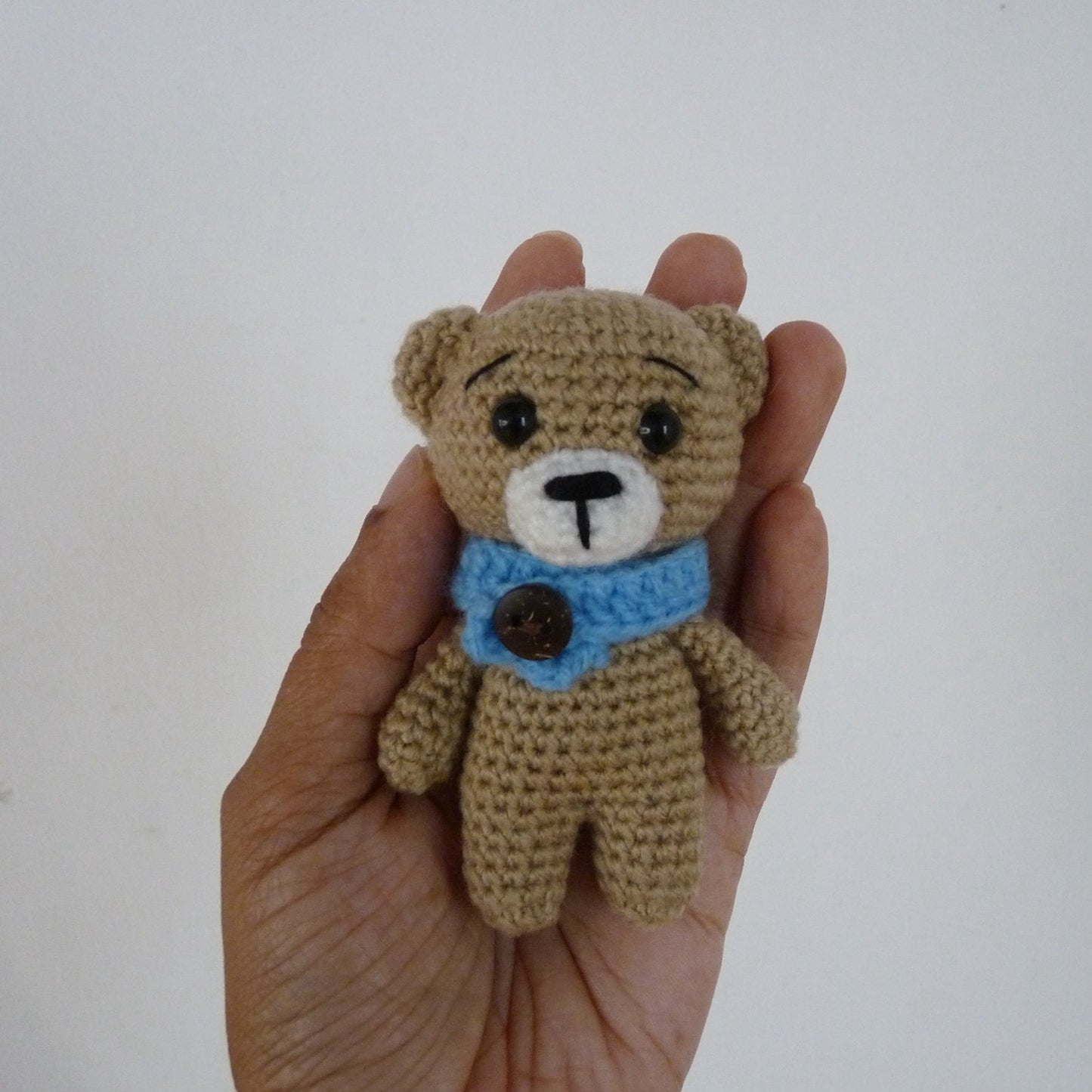 tiny crochet bear